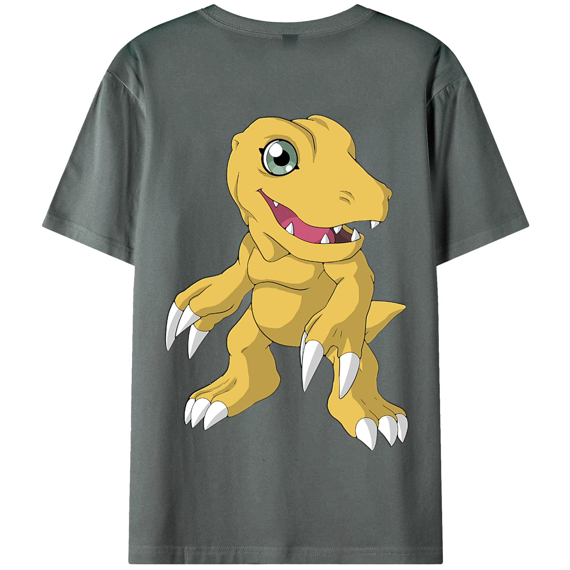 （画像用） Digimon デジタルモンスター/デジモン 綿100％半袖Tシャツ（背面プリント）